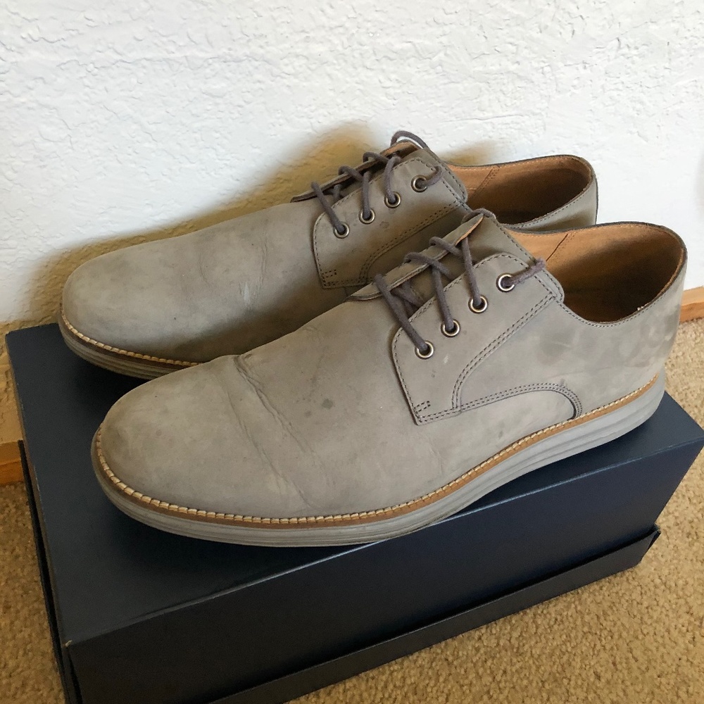 Cole Haan Suede Mens Dress Shoes Sz. 13